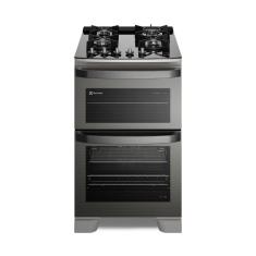 Imagem de Fogão de Piso Electrolux Expert FE4AD 4 Bocas Acendimento Superautomático com Forno Duplo Grill Timer Sonoro