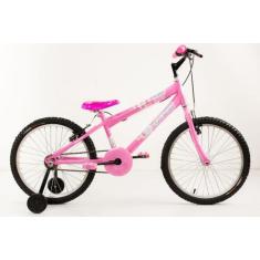 Imagem de Bicicleta Infantil Menina Aro 20 com rodinha - vtc bikes