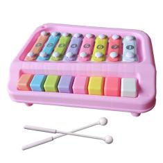 Imagem de Brinquedo Piano Xilofone Infantil com 2 Baquetas Baby Poli