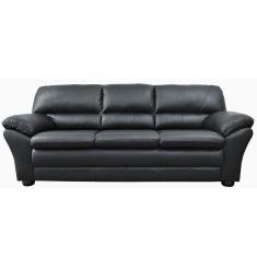 Imagem de Sofá 2 Lugares Laura 160cm Couro Negro