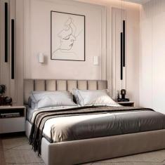 Imagem de Kit 10 Cabeceiras De Cama Box Casal King Estofada Modulada 2,00Mx45cm