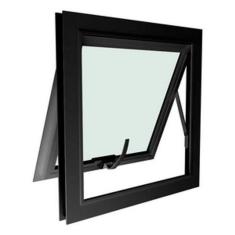 Imagem de Janela Maxiar Esquadrias Brasil Vetx 45x45 Preto f123