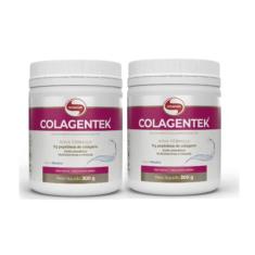 Imagem de Kit 2X: Colagentek Colágeno Sabor Neutro Vitafor 300g