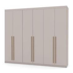 Imagem de Guarda Roupa Casal Dubai Majestic 6 Portas Fendi VR - Vila Rica