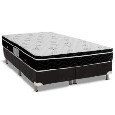 Imagem de Cama Box King: Colchão Molas Bonnel Ortobom Nanolastic Physical Spring