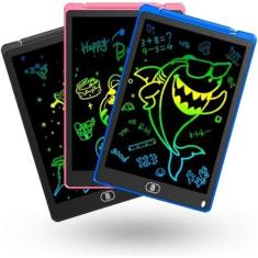 Imagem de Lousa Mágica Educativa Com Caneta Interativa Tablet Infantil Digital LCD 8,5 Polegadas com Caneta Colorida - Super Resistente Desenho e Diversão