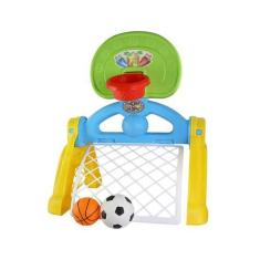 Imagem de Centro Esportivo Didático Infantil Basquete Futebol Trave - Maral