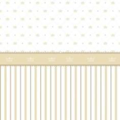 Imagem de Papel De Parede  Com Coroa Quarto Infantil Adesivo