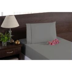 Imagem de Jogo De Lençol Macio E Fronhas Ponto Palito Solteiro 