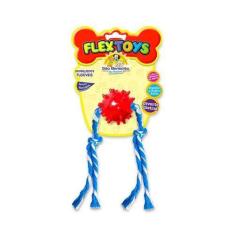 Imagem de Brinquedo São Benedito Pet Bola Dental Maciça Com Cravo Vermelha Para