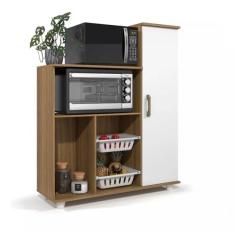 Imagem de Fruteira Multiuso Para Cozinha Espaçosa com 1 Porta Balcão Para Micro-ondas E Forno An