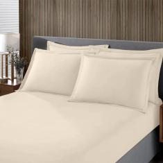 Imagem de Jogo de Cama Buettner Solteiro Malha Liso 2 Peças Image Perola