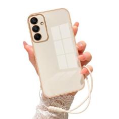 Imagem de KuDiNi Capa para Samsung Galaxy A15 5g, capa de telefone Galaxy A15 5g para mulheres meninas galvanoplastia fofa luxuosa estética moderna bonita, capa de proteção TPU macia à prova de choque para