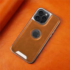 Imagem de Capa de telefone de couro magnético para iPhone 12 13 14 15 Pro Max 15 Puls Capa magnética anti-queda para iPhone 12 13 14 15 ProMax, marrom, para iPhone 15 ProMax