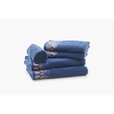 Imagem de Jogo de Toalhas 4 Peças 2 Banho + 2 Rosto 100% Algodão Viena - Toalhas