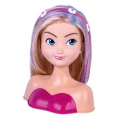 Imagem de Boneca Super Estilosa Para Pentear E Maquiar Busto Nancy Hair Shiny Su