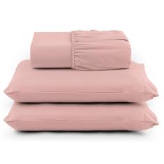 Imagem de Jogo De Cama Com Barra Casal 3Pçs  400 Fios - Paulo César