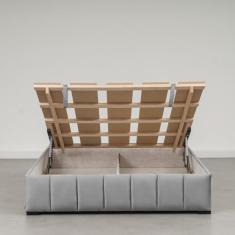 Imagem de Cama Baú Casal Uvaia CabeCasa MadeiraMadeira Cinza