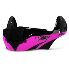 Imagem de Queixeira Sem Viseira Capacete Pro Tork V-pro Jet 2 Carbon, PRETO - RO