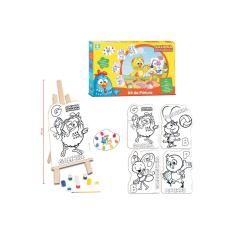 Kit de Pintura Infantil Escolar Recreativo Artes com 20 Peças contém Bloco  de Desenho, Pincel, Tinta Guache, Tinta Pintura a Dedo Maripel em Promoção  na Americanas