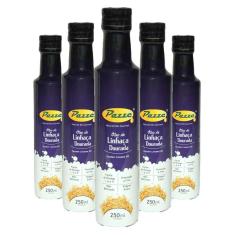 Imagem de Kit 5 Óleo De Linhaça  Extra Virgem Pazze 250Ml