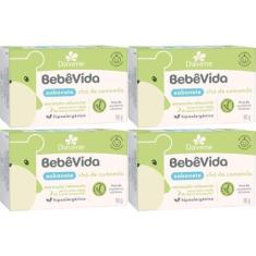 Imagem de 4UN Sabonete Vegetal Bebe Vida Cha de Camomila 90g Davene