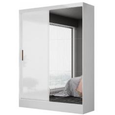 Imagem de Guarda Roupa Santiago Carioca Solteiro Com Espelho 2 Portas 2 Gavetas