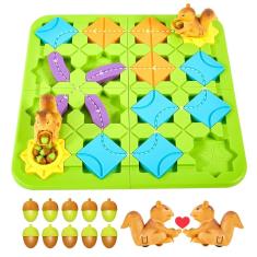 Imagem de Jogos de tabuleiro stem Airkid Road Builder Logic Puzzle 4-8 anos