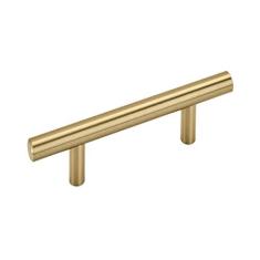 Imagem de Amerock | Puxador de armário | Bronze champanhe | 3 polegadas (76 mm) Centro a Centro | Puxadores de barra | 1 pacote | Puxador de gaveta | Puxador de gaveta | Ferragens de armário