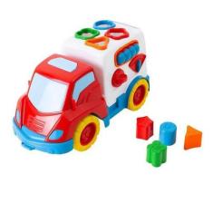 Imagem de Caminhão De Brinquedo Solapa Encaixes - Roda Livre Samba Toys Com Aces