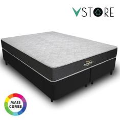 Imagem de Cama Box Queen + Colchão Espuma D33 Ortopédico 158X198x58cm Orthopedic