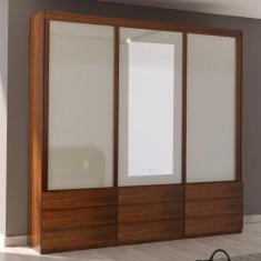 Imagem de Guarda-Roupa Eco 07 Esp 100% Mdf 3 Portas 9 Gav Bom Pastor