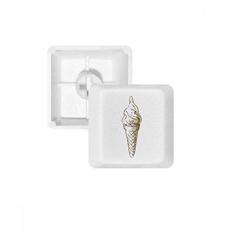 Imagem de Kit de atualização para jogos com teclado mecânico PBT para desenho de mãos marrom