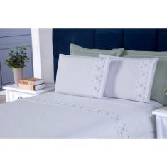 Imagem de Jogo de Lençol Damasco Queen 04 Peças 80% Algodão