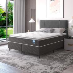 Imagem de Cama Box Casal Queen Molas Ensacadas Individualmente 158x198 Pillow Top Bertha Umaflex