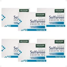 Imagem de Kit Sabonete Granado Sulforoso 90G Com 6