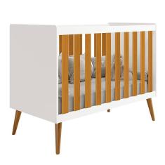 Imagem de Berço Americano Isis - Reller Móveis Branco/Savana