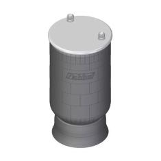 Imagem de Bolsa Pneumática Suspensão Eixo Carreta Randon Tas Trailer - Fabbof Co