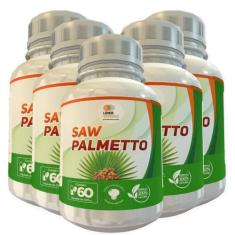 Imagem de Saw Palmetto 500Mg 60 Cápsulas Kit Com 5 Potes - Lider Vendas