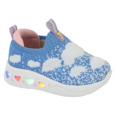 Imagem de Tenis Molekinha 2720.110 Led Knit Infantil-Feminino