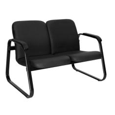 Imagem de Sofá para sala de espera e recepção Linha Ramsés Preto