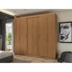 Imagem de Guarda-roupa 6 Portas e 3 Gavetas Canela