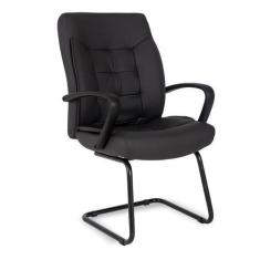 Imagem de Cadeira Para Sala De Reunião De Escritório Gênova Preto - Design Offic