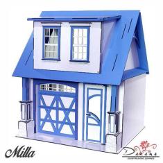 Imagem de Casa Bonecas Escala Barbie Com Garagem Milla Luli Darama - Indústria F