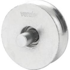 Imagem de Roldana para Portão 2.1/2" Tipo U Aço Zincado R.Pino - Vonder