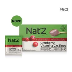 Imagem de Suplemento Alimentar Natz Cranberry, Vitamina C e Zinco 5g - 30 Sachês 30 Sachês