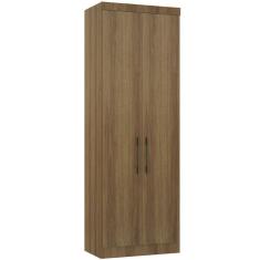 Imagem de Guarda Roupa Modulado 79cm 2 Portas Paris Luciane Móveis Avelã Pf Com Avelã Pf