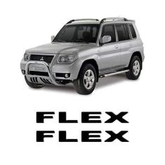 Imagem de Par Adesivos Flex  Do Capô Pajero Tr4 Resinado