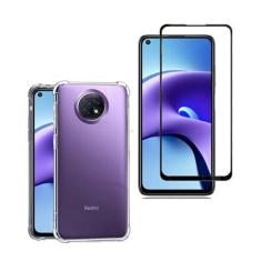 Imagem de Kit Capa Capinha Anti Shock Xiaomi Redmi Note 9T 6.53"+ Película Vidro 3D 9D