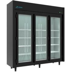 Imagem de Refrigerador/Expositor Vertical Auto Serviço Frios E Laticínios 3 Port